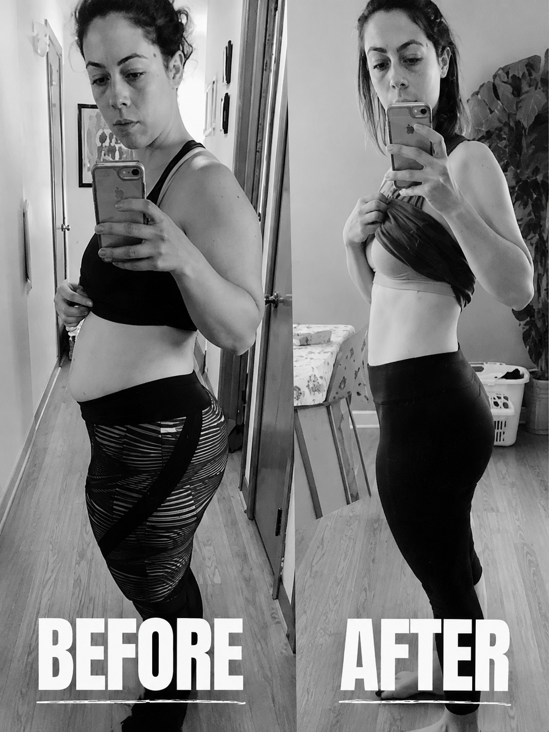 Michael R. before and after 8 week transformation